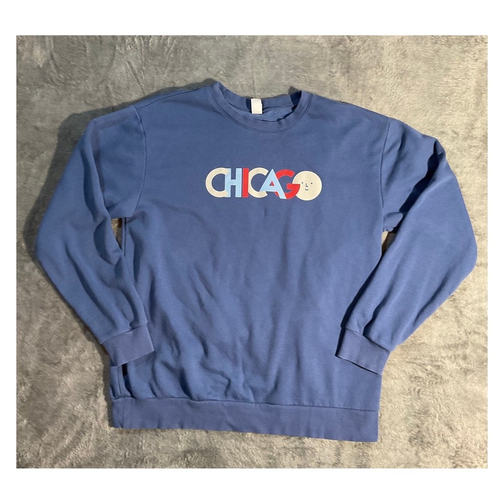 Alternative Chicago Sweatshirt Blue Large